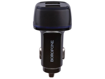 Автомобильное зарядное устройство Borofone BZ14 2USB 2.4A Цвет Чёрный