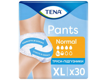 Подгузники-трусики Tena Pants Normal XL, впитываемость 5,5 капли (30 шт)