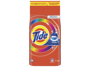 Порошок стиральный Tide Аква-Пудра Колор, для цветного белья, 52 цикла, 7,1кг