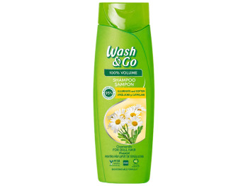 Шампунь Wash and Go з екстрактом ромашки, для тьмяного волосся, 360 мл