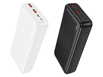 Power Bank Borofone BJ80A, 22.5W+PD20W, 20000mAh, літій-полімерний, ABS, полікарбонат, колір чорний