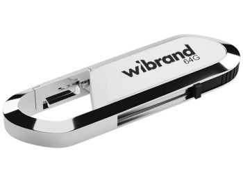 USB флеш-накопичувач Wibrand 64gb Aligator Колір Білий