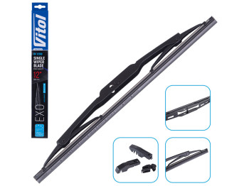 Щітка склоочисника каркасна VITOL EXO 12", 30см (VK-12300)