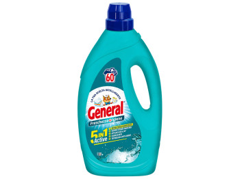Универсальный гель для стирки General Свежесть + Гигиена 5в1, 2,4л, 60 стирок