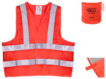 Жилет безпеки світловідбиваючий (orange) 116B XL