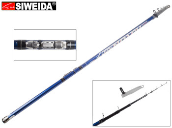 Удочка Siweida "Aston" карбон IM7, 8 колец, 6-секционная 6м, 5-25г
