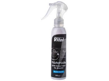 Поліроль для пластику та вінілу Vitol Black Touch, 150мл