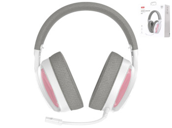 Ігрові навушники XO-BE46 Triple-Mode (2.4G/Bluetooth/Wired), білий