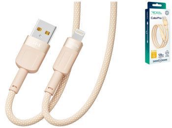 Кабель USB Ridea RC-CP43 ColorPro Lightning 12W 1,2м Колір Помаранчевий