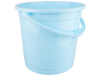 Відро R-plastic кольорове без кришки, 10л, блакитне, 01008