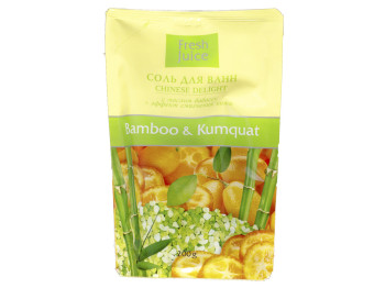 Соль для ванн Fresh Juice дой-пак "Вamboo & Kumquat" бамбук и кумкват 200 мл