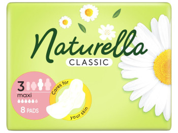 Прокладки гігієнічні Naturella Classic Maxi, з крилами, 5 крапель, 8шт