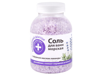 Соль для ванн "Домашний доктор" с экстрактом лаванды 1000г