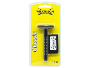 Бритва Wilkinson Sword Classic чоловіча, з 5 лезами, тефлон, 19x3x9,4см