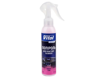 Поліроль для пластику та вінілу Vitol матова, 150мл, Бабл Гамм (VTP-1513)