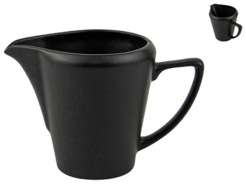 Молочник з ручкою Porland Black, 150мл