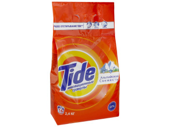 Стиральный порошок автомат TIDE Альпийская свежесть 2,4кг