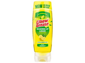 Концентрированное средство для мытья посуды Elbow Grease Washing Up Liquid Lemon Fresh, 450мл