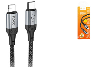 Кабель USB Hoco X102 Type-C to Lightning PD27W Колір Чорний