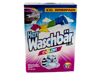 Стиральный порошок бесфосфатный Waschbar Color 7,5кг коробка (Германия) (50362)