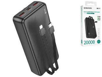 Універсальна мобільна батарея Power Bank Borofone BJ57A Graceful, 20000mAh, колір чорний