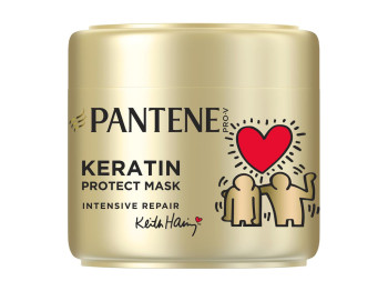 Маска для волос Pantene Pro-V Keith Haring Интенсивное восстановление с кератином, 300мл