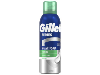 Піна для гоління Gillette Series Для чутливої шкіри з алое вера, 200мл
