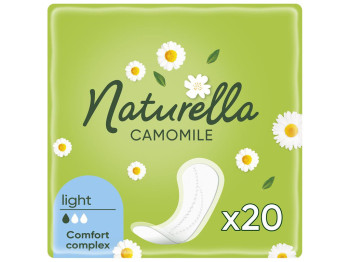 Прокладки щоденні Naturella Camomile Light, з ароматом, 2 краплі, 20шт