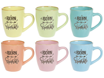 Чашка Born to Sparkle, 360мл, 6 дизайнов