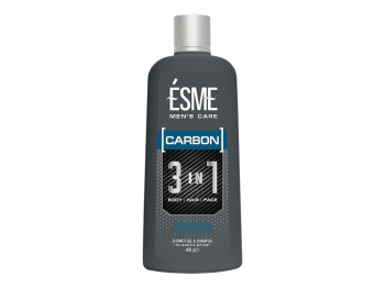 Гель-шампунь Esme Carbon, для чоловіків, харчування та очищення, 400 г