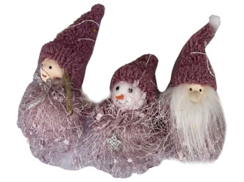 Фигурка-подвеска новогодняя Santa&Co, 8см