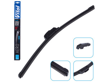 Щітка склоочищувача безкаркасна VITOL AERO 16" 40см (VB-16400)