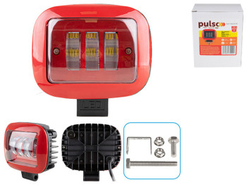 Фара робочого світла Pulso, WLP-SB30A RD SPOT, 3Led х 10W, 122х60х115мм, 9-36V, 30W, 6000K