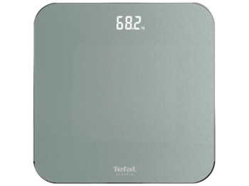 Ваги підлогові Tefal Classic, 160кг, 2хAAA, загартоване скло, 31x31х1,8см, колір сірий