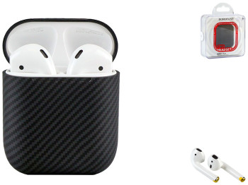 Блютуз Стерео Гарнитура Borofone BW01 Plus TWS (carbon version) Цвет Черный