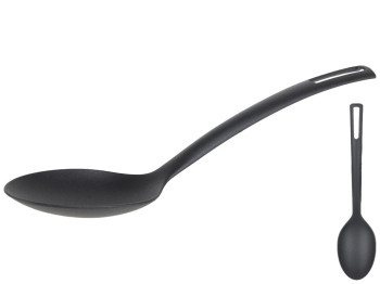 Ложка кухарська нейлонова Gusto чорна 28см GT-5204