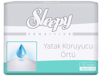 Пелюшки гігієнічні для дорослих Sleepy Sensitive Underpad, 60x90cм, 30шт