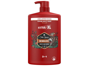 Гель для душу Old Spice Bearglove 3-в-1, аромат соковитих ягід, 1л