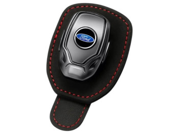 Тримач для окулярів та банківських карток Ford, шкіра, колір чорний