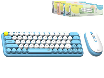 Беспроводная клавиатура и мышь Fantech Go WK897, Цвет Синий