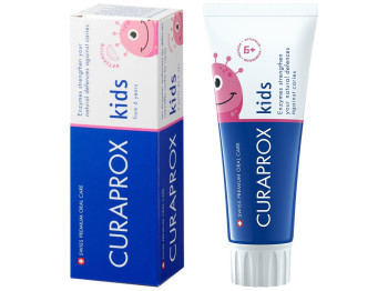 Зубна паста Curaprox Kids Watermelon, з фтором 1450 ppm, з 6 років, 60 мл