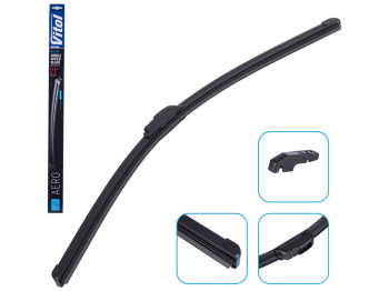 Щітка склоочищувача безкаркасна VITOL AERO 21" 53см (VB-21530)