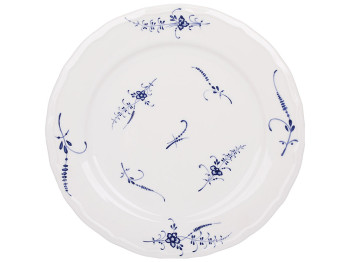Тарілка Порцелянова Azure Blossom, синя, 27,5×2,5 см