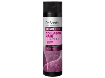 Шампунь для волос Dr. Sante Collagen Hair Volume Boost, с фитоколлагеном и экстрактом акации, 250мл