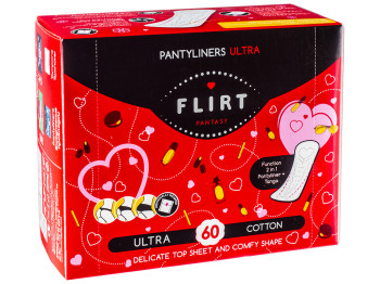 Прокладки Fantasy Flirt "Ultra cotton" щоденні в індив. уп (ціна за уп. 60шт) WKL17Q