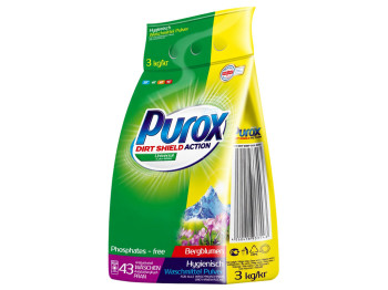 Стиральный порошок для всех типов белья Purox Universal Bergblumen, 3 кг