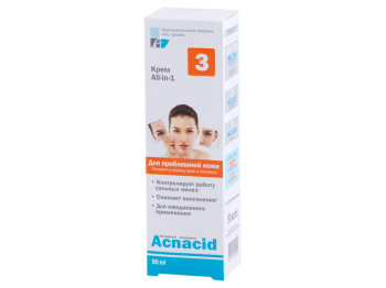 Крем для проблемной кожи "Elfa Pharm" Acnacid "All-in-1" 50мл