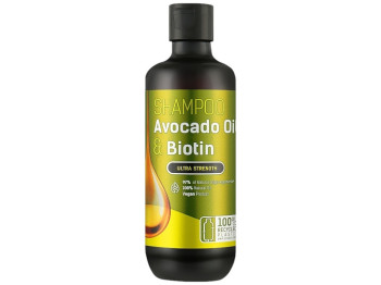 Шампунь Bio Naturell, с маслом авокадо и биотином, для всех типов волос, 355мл