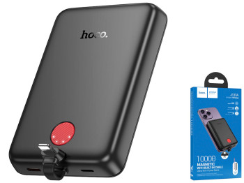 Універсальна мобільна батарея Power Bank Hoco J133A Triumph PD20W, 10000mAh, колір чорний