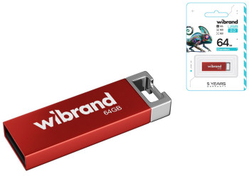 USB флеш-накопичувач Wibrand 64gb Chameleon Колір Червоний
